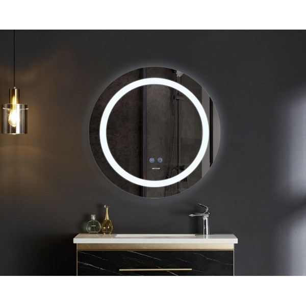 Дзеркало Mixxus PLAIN MC03-60 з Led Touch, Anti-fog, димером, регулятором яскравості (MI6662)