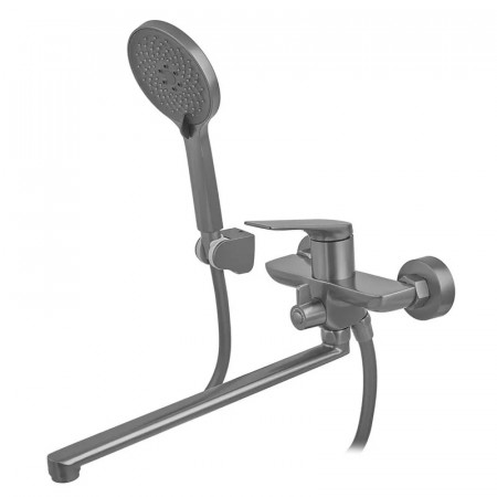 Змішувач для ванни Mixxus Premium DERBY 006 (EURO) GRAPHITE (MI6608)