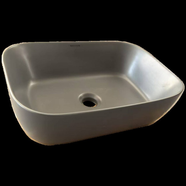 Раковина накладна Mixxus Premium DIVERSE-0116 GRAY 455x330x135mm (MP6651)