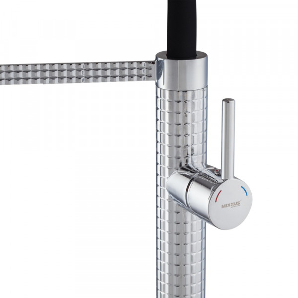 Змішувач для кухні Mixxus Premium Oliwer 017 REFL.BLACK (MI6965)