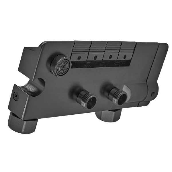 Душова колона зі змішувачем з кнопковим перемикачем з алюмінію CHAMPION PBD-009-J BLACK, 4 режими (CH6549)