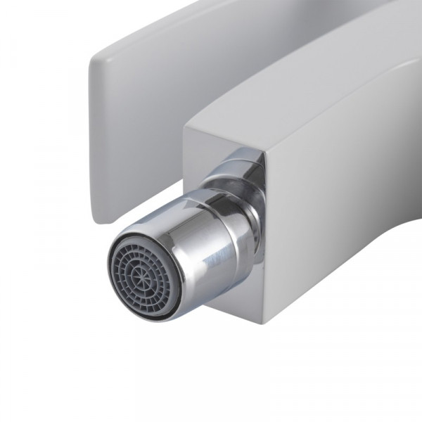 Змішувач для біде Koer KB-20007-04 (Колір хром+білий) (KR5158)