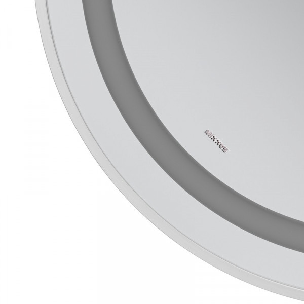 Дзеркало Mixxus Premium ELLIPSE MV05-80x70-Reverse WHITE з Led Touch, Anti-fog, димером (3-6,5kK) (MP6645)