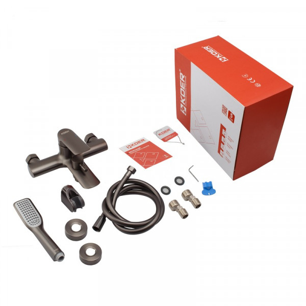 Змішувач для ванни з коротким виливом Koer KB-40028-07 (KR5308)