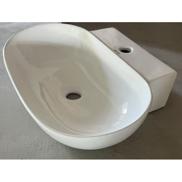 Раковина підвісна MIXXUS PREMIUM DIVERSE-0201 560х390х125mm з отвором під змішувач (MP6510)