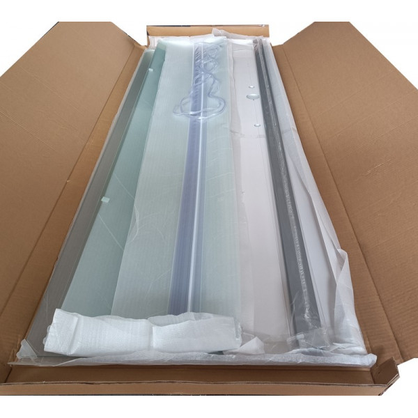 Бокс душовий без гідромасажу Mixxus WAVE SB02-120x80x215-R-FB SATIN з низьким піддоном (MI6893)