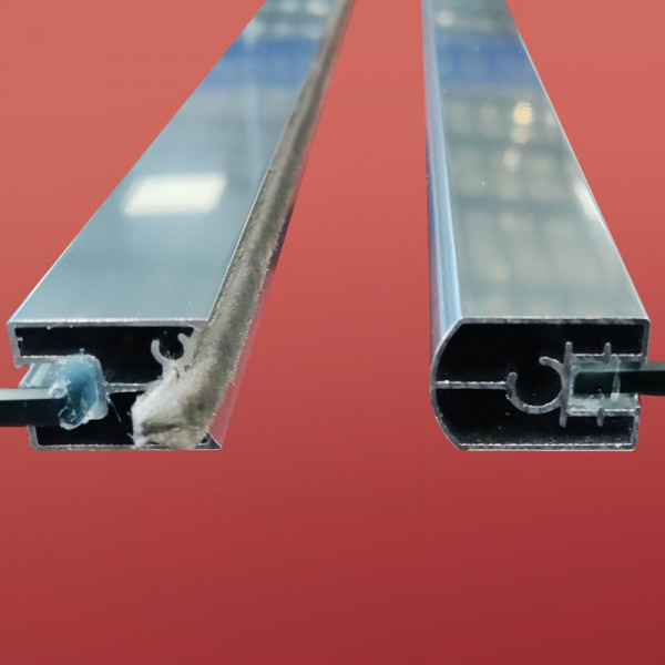 Шторки скляні на ванну Koer SR BS03-95x140-TR-01 прозоре скло 6мм, хром (KR5402)