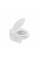 Унітаз підвісний безобідковий Kroner Oker WHI533536 RIMLESS з сидінням (KO533536WHIR)