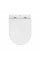 Унітаз підвісний безобідковий Kroner Harz WHI493736 RIMLESS з сидінням Slim Duroplast / Soft-close / Quick relase (KH493736WHIR)