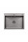 Комплект кухонна мийка Kroner Schwarze-6350HM PVD + змішувач Edelstahl Klassisch-PVD03817BLK + дозатор Spender-026