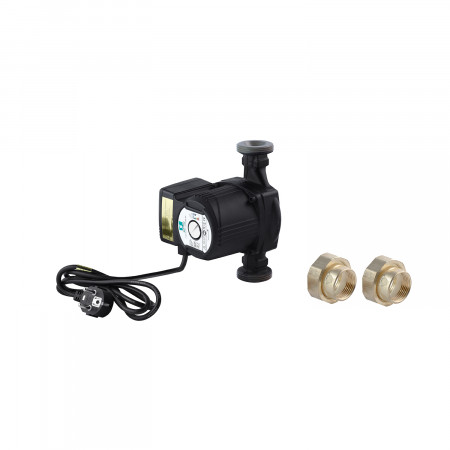 Насос циркуляционный Pumpman GRS25/80/180 Нmax 8 м Qmax 6 куб.м 100 Вт с гайками