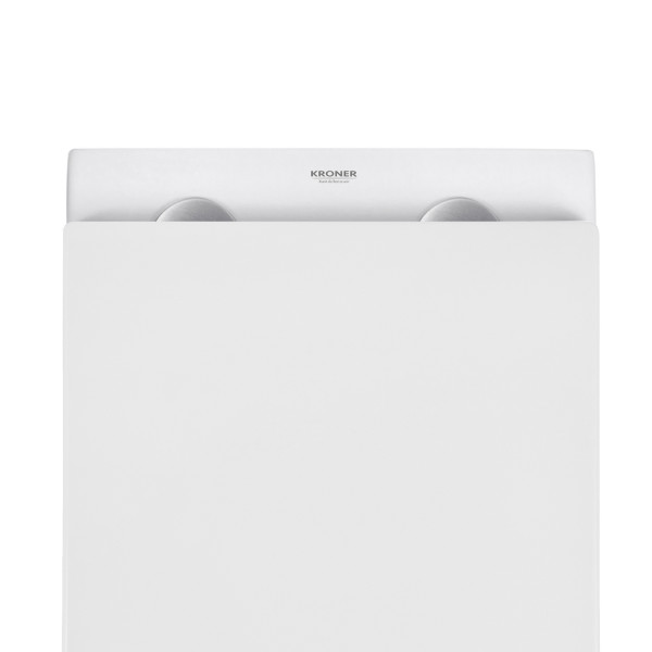 Унітаз підвісний безобідковий Kroner Eifel WHI493436 RIMLESS з сидінням Slim Duroplast / Soft-close / Quick relase (KE493436WHIR)