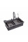 Кухонна мийка Kroner KRP Schwarze - SET7545NG PVD (3.0/0.8 мм)