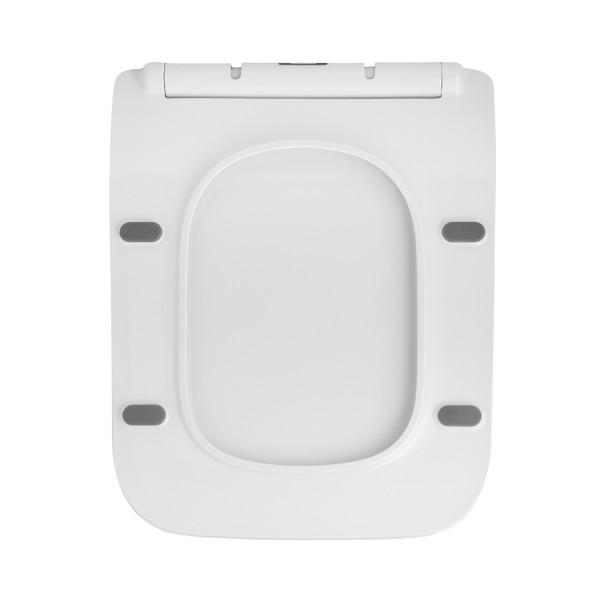 Унітаз підвісний безобідковий Kroner Eifel WHI523629 RIMLESS з сидінням (KE523629WHIR)