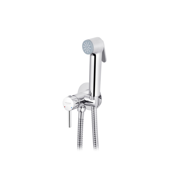 Набор 3 в 1 душова система Kroner Armada-W063 + змішувач Armada-W010 + змішувач Bidet-C082