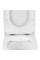 Унітаз підвісний безобідковий Kroner Harz WHI493736 RIMLESS з сидінням Slim Duroplast / Soft-close / Quick relase (KH493736WHIR)