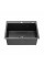Комплект кухонна мийка Kroner Schwarze-6050HM PVD + змішувач Ersel-GRP03393BLK + дозатор Spender-026