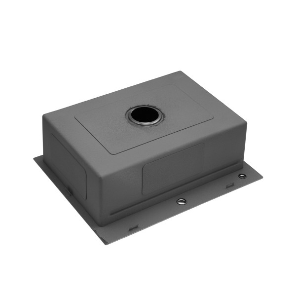 Комплект кухонна мийка Kroner Schwarze-6350HM PVD + змішувач Edelstahl Klassisch-PVD03817BLK + дозатор Spender-026