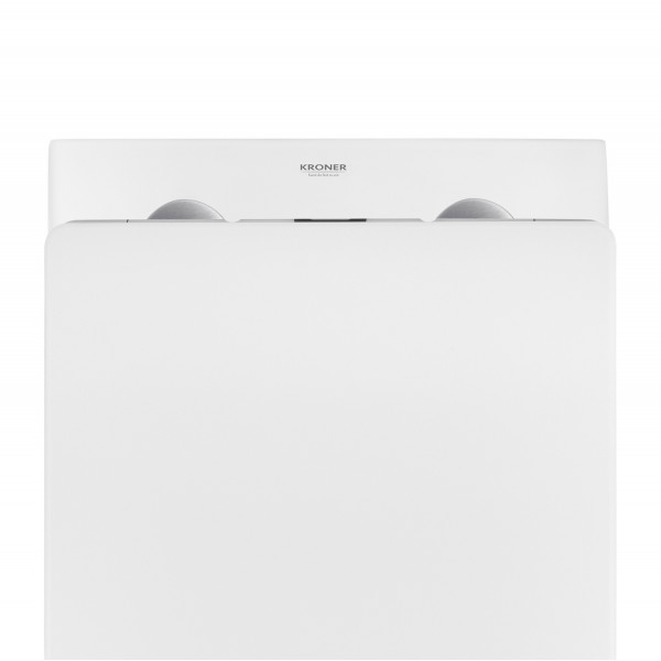 Унітаз підвісний безобідковий Kroner Harz WHI523632 RIMLESS з сидінням (KH523632WHIR)