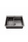 Комплект кухонна мийка Kroner Schwarze-6350HM PVD + змішувач Edelstahl Klassisch-PVD03817BLK + дозатор Spender-026