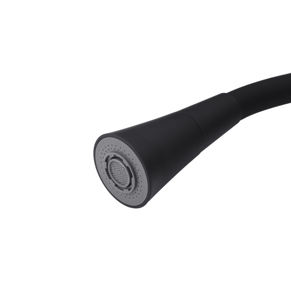 Комплект кухонна мийка Kroner Derby-6050HM Brush + cушарка для посуду Kroner Matte-SCH4333-2 + змішувач Kuche-C132BLK + дозатор Spender-016