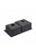 Комплект кухонна мийка Kroner Schwarze-7843ZHM PVD + змішувач Edelstahl Klassisch-PVD03817BLK + дозатор Spender-026