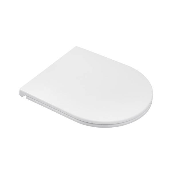 Унітаз підвісний безобідковий Kroner Harz WHI493736 RIMLESS з сидінням Slim Duroplast / Soft-close / Quick relase (KH493736WHIR)