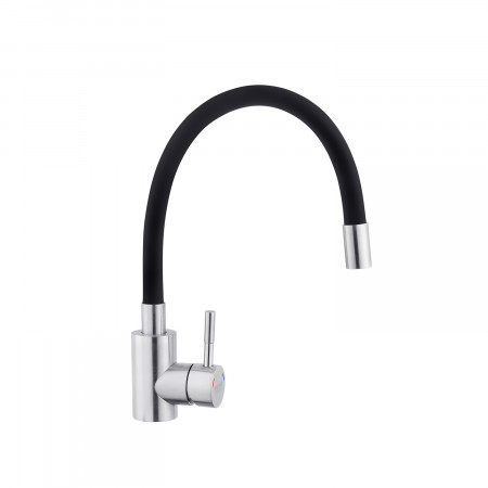 Смеситель для кухни с гибким изливом Kroner KRP Edelstahl Klassisch - ESG035BLK
