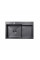 Комплект кухонна мийка Kroner Schwarze-7848LHM PVD + змішувач Edelstahl Klassisch-SCH035PVD + дозатор Spender-SCH049