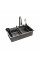 Кухонна мийка Kroner KRP Schwarze - SET7545NB PVD (3.0/0.8 мм)