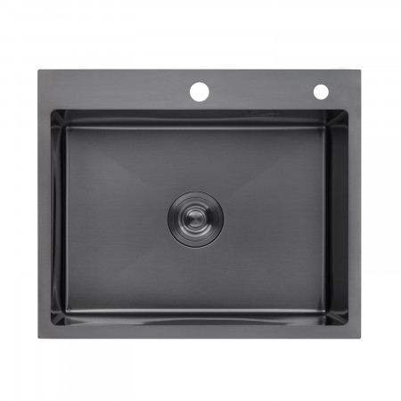Кухонная мойка Kroner KRP Schwarze - 6050HM PVD (3.0/1.0 мм)