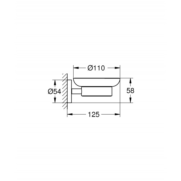 Мильниця Grohe Essentials New (40368001)