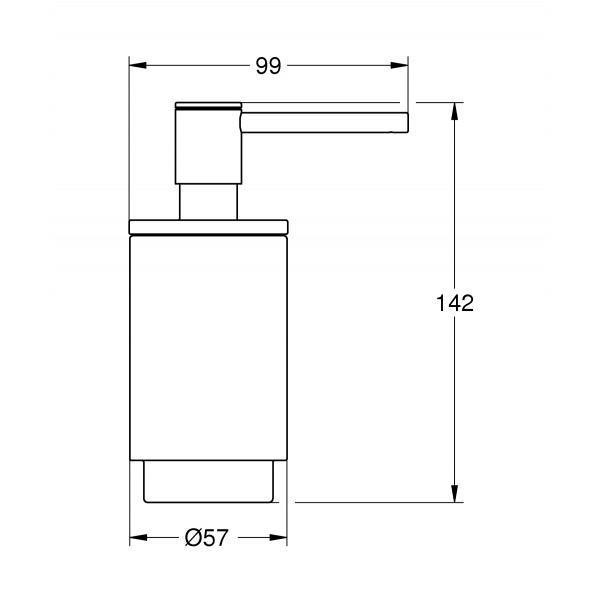 Дозатор рідкого мила Grohe Selection (41028000)