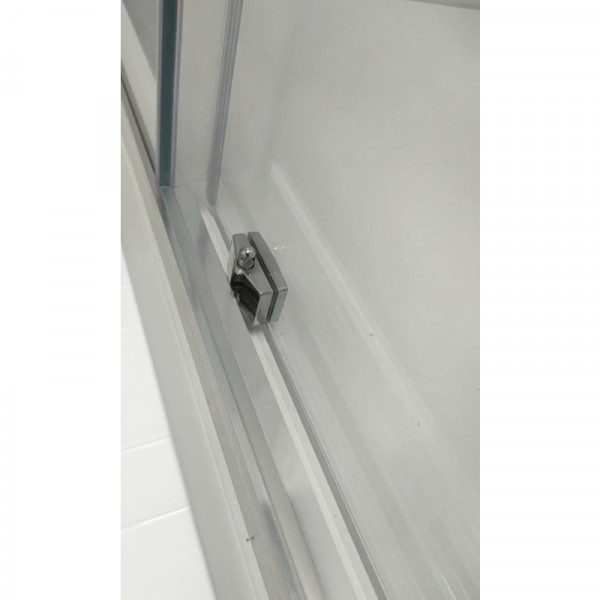 Душова кабіна без піддону Koer SR SC10-90x90x195-TR-01 прозоре скло Easy Clean 6мм, хром (KR5942)