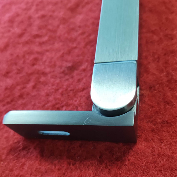 Бічна стінка до кабіни KOER SR SW04-90x200-TR-07 прозоре скло EASY CLEAN 10мм графіт (KR5391)