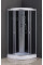 Бокс душовий з гідромасажем Mixxus STRONG SBH02-90x90x215-GR SATIN низький піддон (MI6891)