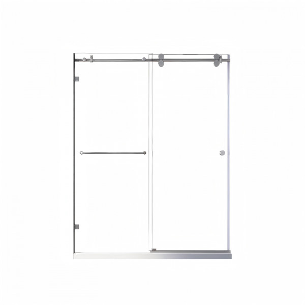 Двері в нішу Koer SR SD06-140x220-TR-01 прозоре скло Easy Clean 8мм, хром (KR5368)