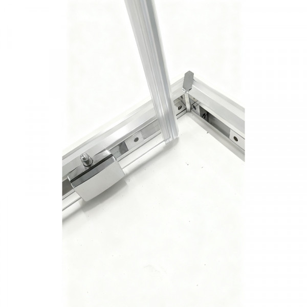 Душова кабіна без піддону Koer SR SC10-90x90x195-TR-01 прозоре скло Easy Clean 6мм, хром (KR5942)