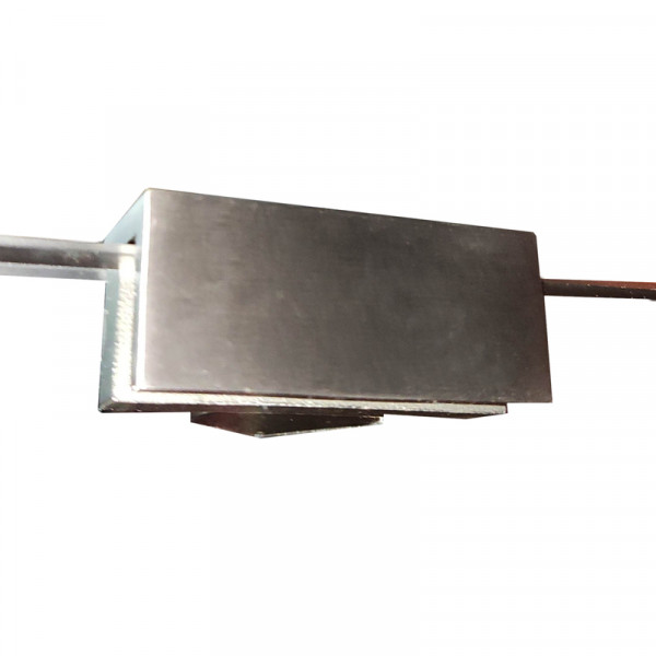 Бічна стінка до кабіни KOER SR SW04-90x200-TR-07 прозоре скло EASY CLEAN 10мм графіт (KR5391)
