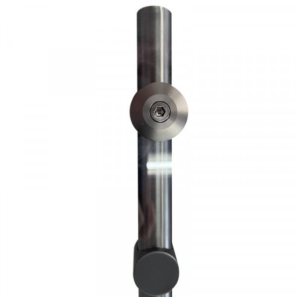 Двері в нішу Koer SR SD06-140x220-TR-07 прозоре скло Easy Clean 8мм, графіт (KR5369)