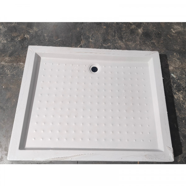 Душовий піддон з сифоном прямокутний Mixxus HARD ST01-100x80x13 NEW діаметр зливу 52 мм (MI8430)