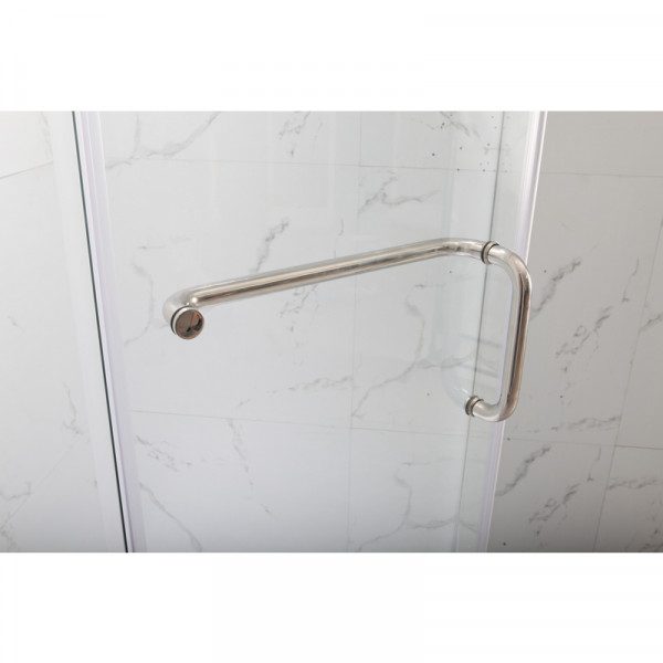 Душова кабіна з низьким піддоном Mixxus LINES SCT01-90x90x198-TR CHROME прозоре скло 6мм NEW (в 2 ящ) (MI8370)