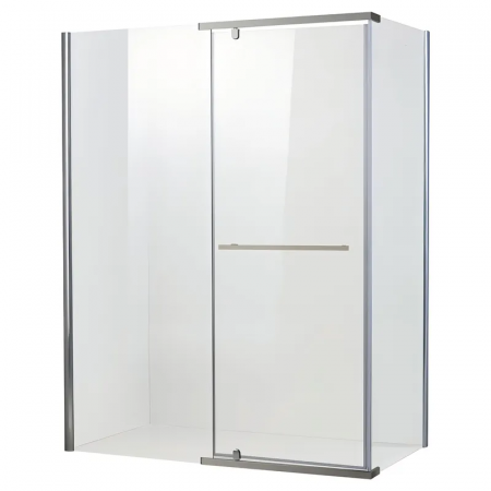 Душова кабіна без піддону Koer SR SC01-120x80x200-TR-01 прозоре скло Easy Clean 8мм, хром (KR5353)