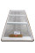 Бічна стінка до кабіни KOER SR SW04-90x200-TR-01 прозоре скло EASY CLEAN 10мм хром (KR5390)