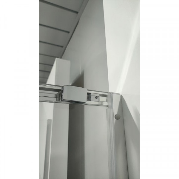 Душова кабіна без піддону Koer SR SC10-90x90x195-TR-01 прозоре скло Easy Clean 6мм, хром (KR5942)