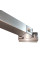 Бічна стінка до кабіни KOER SR SW04-90x200-TR-07 прозоре скло EASY CLEAN 10мм графіт (KR5391)