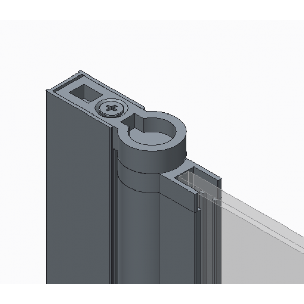 Шторки скляні на ванну Koer SR BS01-80x140-TR-01 прозоре скло 6мм, хром (KR5400)