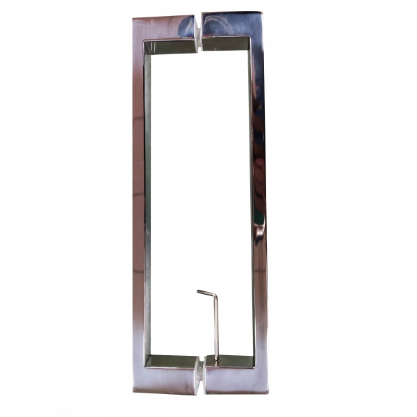 Двері у нішу розпашні KOER SR SD04-100x200-TR-01 прозоре скло EASY CLEAN 10мм хром (KR5386)