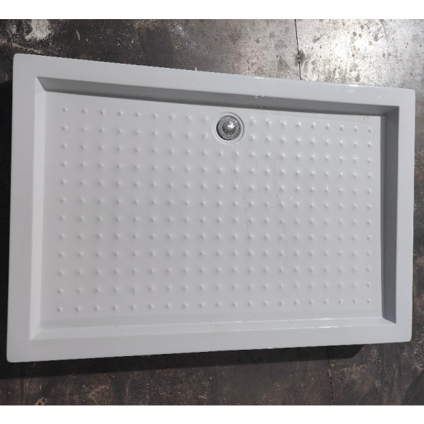 Душовий піддон з сифоном прямокутний Mixxus HARD ST01-120x80x13 NEW діаметр зливу 52 мм (MI8431)