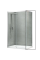 Бічна стінка до кабіни KOER SR SW05-90x200-TR-01 прозоре скло EASY CLEAN 6мм хром (KR5407)
